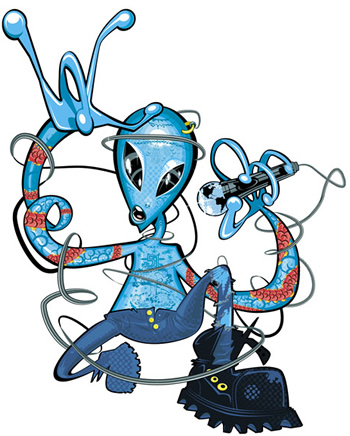 Houston Press Music Award 2007 alien mascot